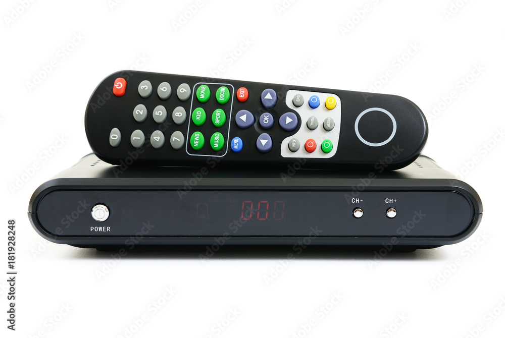Receiver for satellite and remote control Receiver for satellite and remote control
