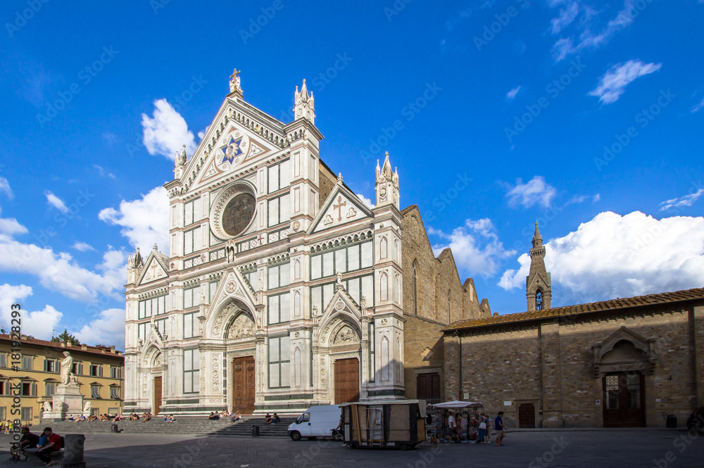The Basilica di Santa Croce, Florence, Italy