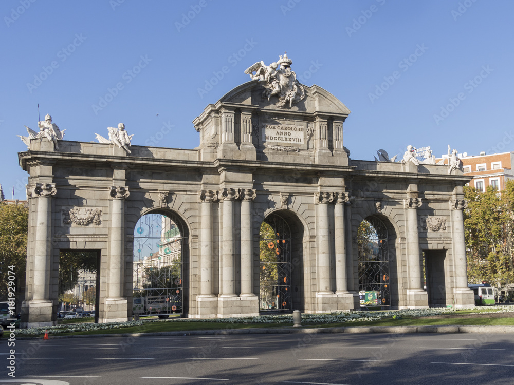 Puerta de Alcalá. Madrid, Spain.