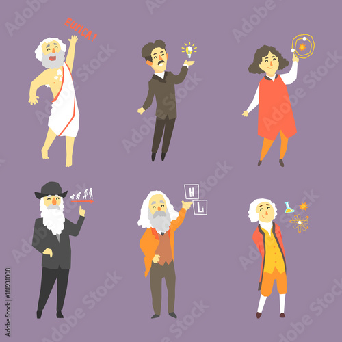 Famous Scientists Of The History Set