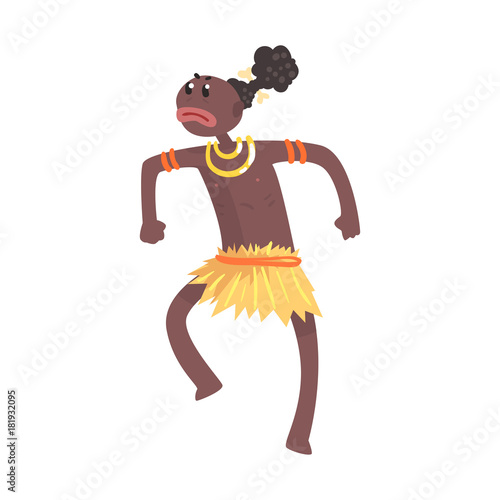 Black skinned man in angry pose