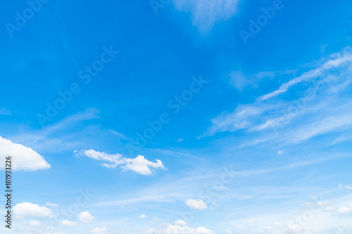 White cloud on blue sky