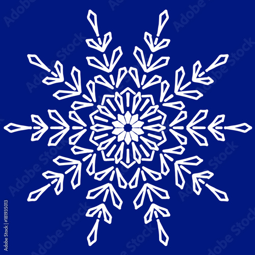 Snowflake Christmas New Year
