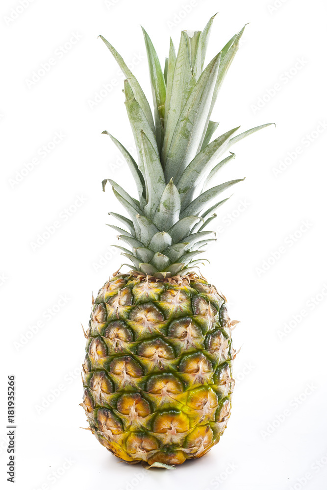 Whole pineapple on isolated white studio background. Fresh whole pineapple fruit clipping path. Whole pineapple on isolated white studio background. Fresh whole pineapple fruit clipping path.