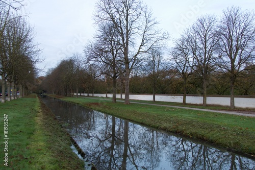 beautiful garden of a schwetzingen palace