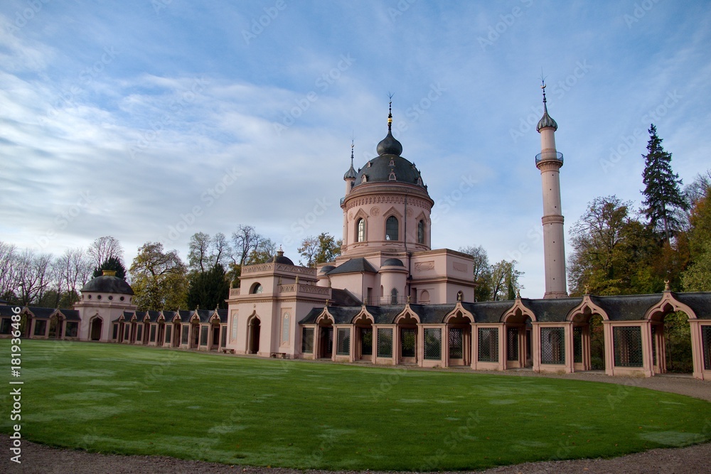 schwetzingen palace garden and mosque