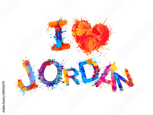 I love Jordan. Splash paint