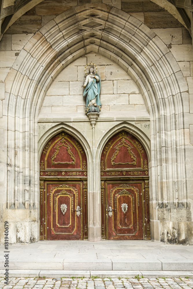 Fototapeta premium Eingang Ulmer Münster