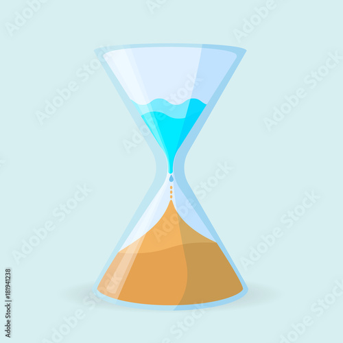 Dehumidifier icon in form of clock vector illustration