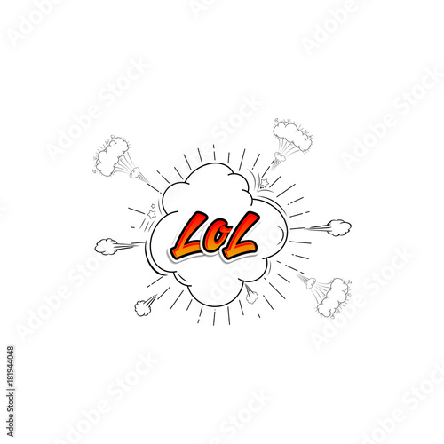 Comic collection colored sound chat text effects pop art vector style. 3d font.
