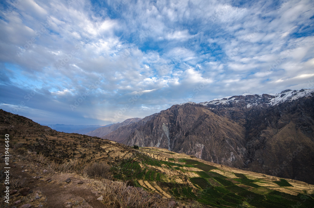 The canyon Colca is the deepest in the world The canyon Colca is the deepest in the world