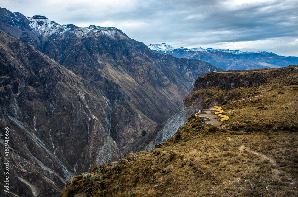 The canyon Colca is the deepest in the world The canyon Colca is the deepest in the world