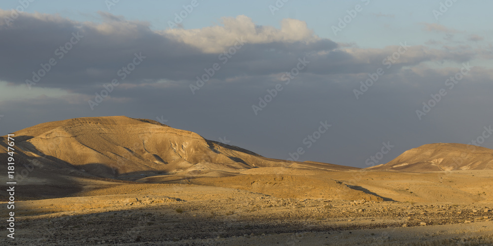 Scenic view of desert, Judean Desert, Dead Sea Region, Israel