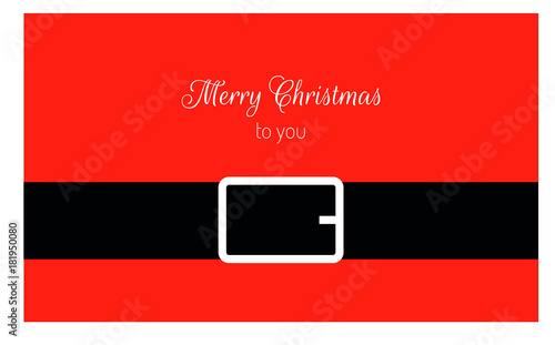 Merry Christmas Card - Santa Clause