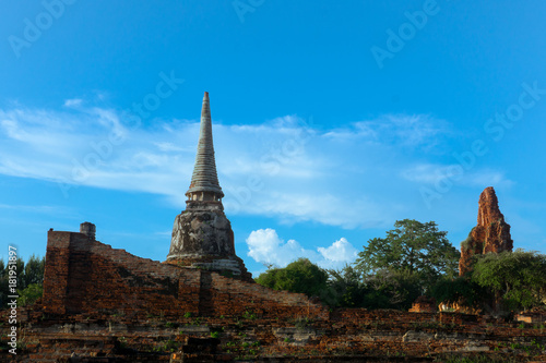 Wat Maha That is the temple . Located  in the Ayutthaya.