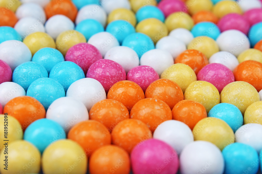 Shiny sugar coated round chocolate balls as background. Candy bonbons  multicolored texture. Round candies sweets pattern concept. Food photo  studio photography. Candy background. Texture background. Stock Photo |  Adobe Stock