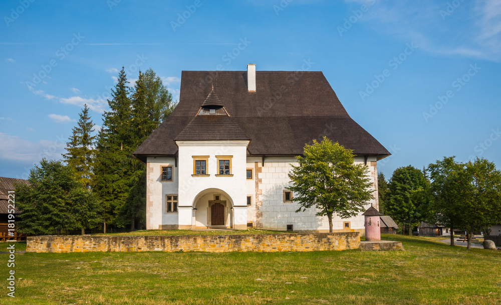 Typical Slovakian Manor House in Liptov Region, Slovakia