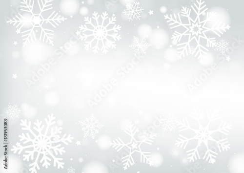 Christmas and New Years Blur bokeh of light on background. Vector illustration