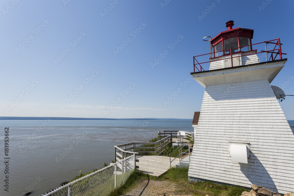 Cape Enrage Lighthouse in the Bay of Fundy