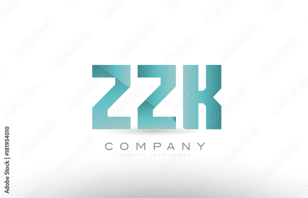 zzk z z k alphabet three 3 letter green logo icon design zzk z z k alphabet three 3 letter green logo icon design