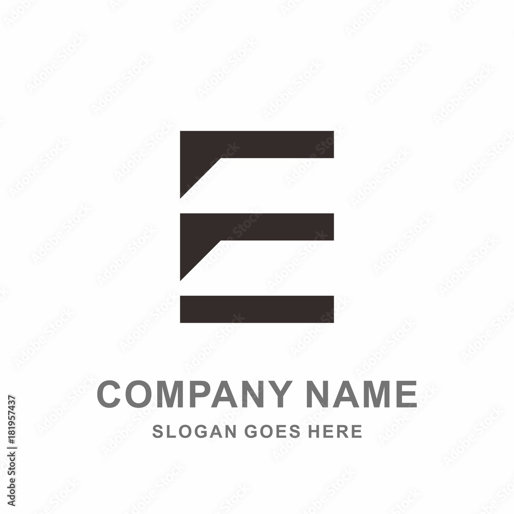 Monogram Letter E Geometric Square Architecture Interior Construction Business Company Stock Vector Logo Design Template Monogram Letter E Geometric Square Architecture Interior Construction Business Company Stock Vector Logo Design Template