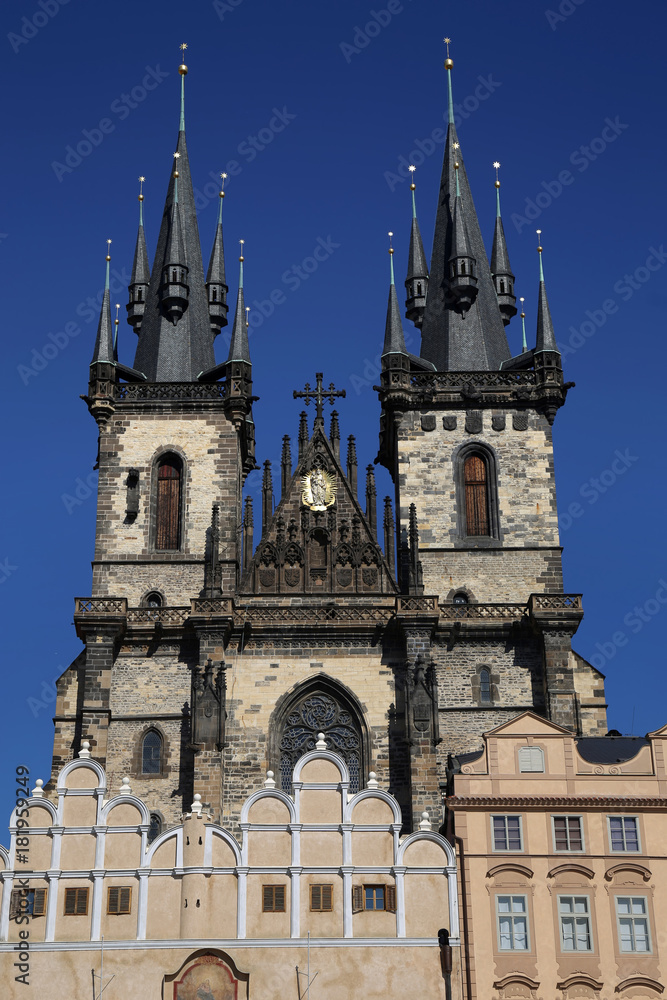 Church of our Lady Tyn in Prague, Czech Republic