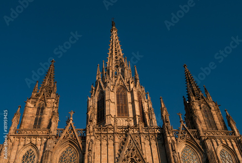 Cathedral of the Holy Cross and Saint Eulalia in Barcelona, Spain