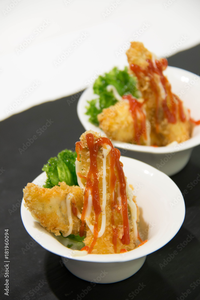Fish fingers with tomato sauce Fish fingers with tomato sauce
