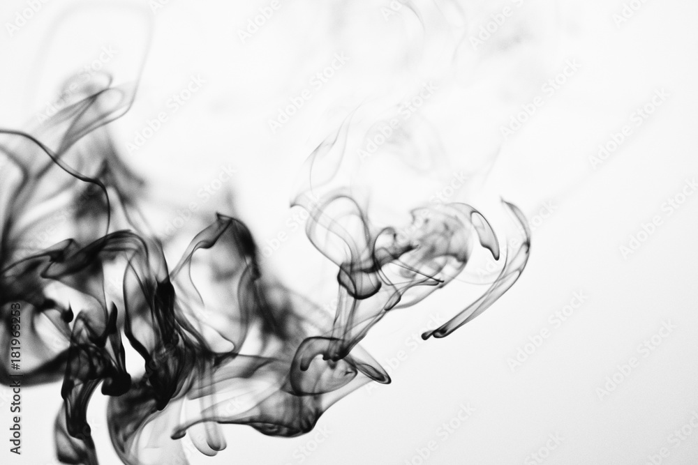 Obraz premium Black Ink with Water