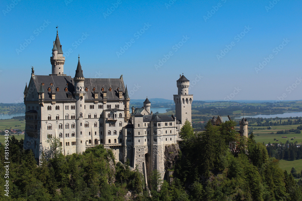 Castle palace blue sky Germany trip 