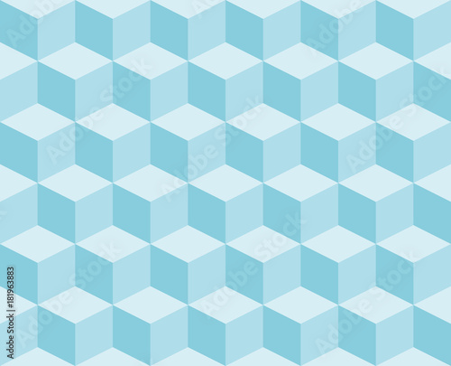 Seamless geometric cubic vector background,Abstract  mosaic wallpaper.