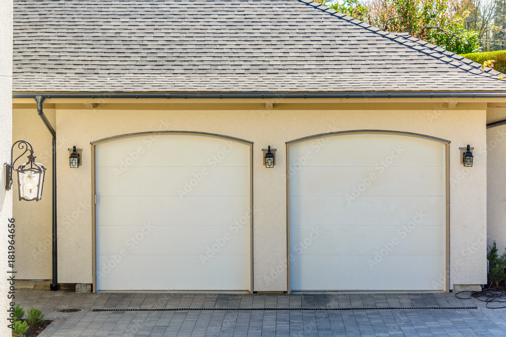 Garage door in Vancouver, Canada. Garage door in Vancouver, Canada.