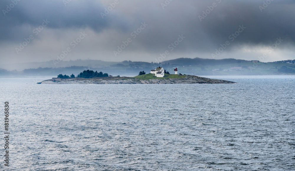 Feistein Lighthouse near Stavanger in Norway