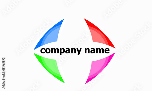 Colorful business logo