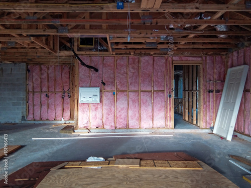 Stud wall insulation