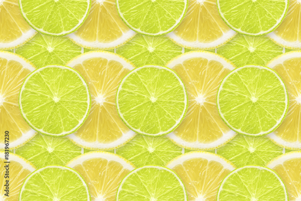lime and lemon slices pattern lime and lemon slices pattern