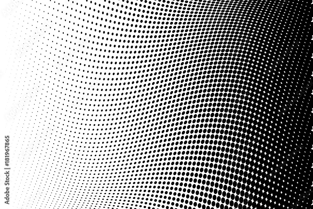 Wavy Halftone background. Comic dotted pattern. Pop art style. Backdrop with circles, dots, rounds design element Wavy Halftone background. Comic dotted pattern. Pop art style. Backdrop with circles, dots, rounds design element