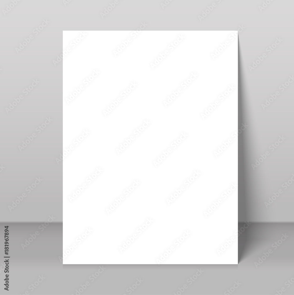 Poster blank bi fold brochure mockup cover template Poster blank bi fold brochure mockup cover template