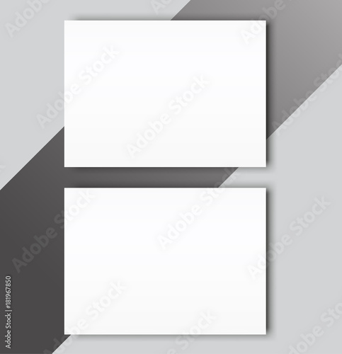 Fényképezés Blank catalogue landscape brochure mockup cover template