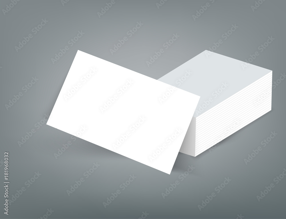 Blank business card with shadow mockup cover template. Blank business card with shadow mockup cover template.