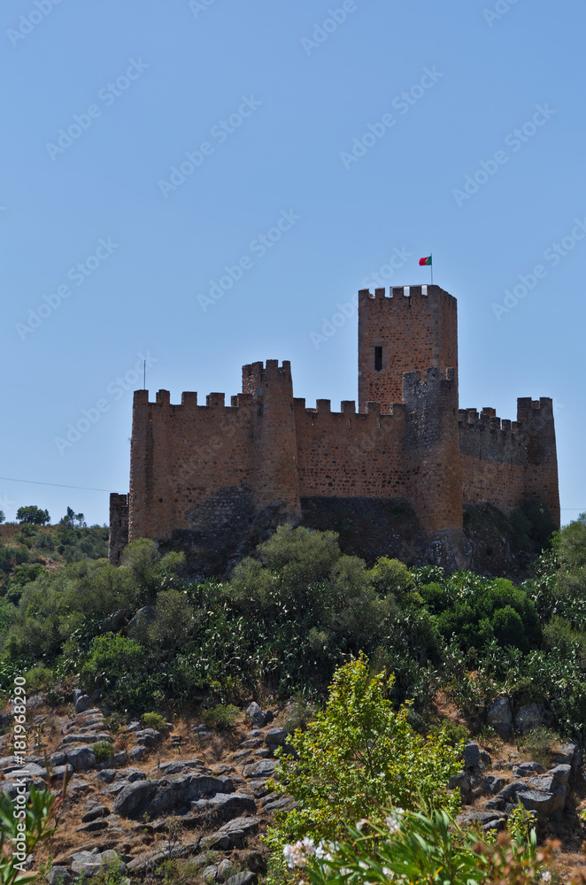 Templar castle of Almourol in Tomar Templar castle of Almourol in Tomar