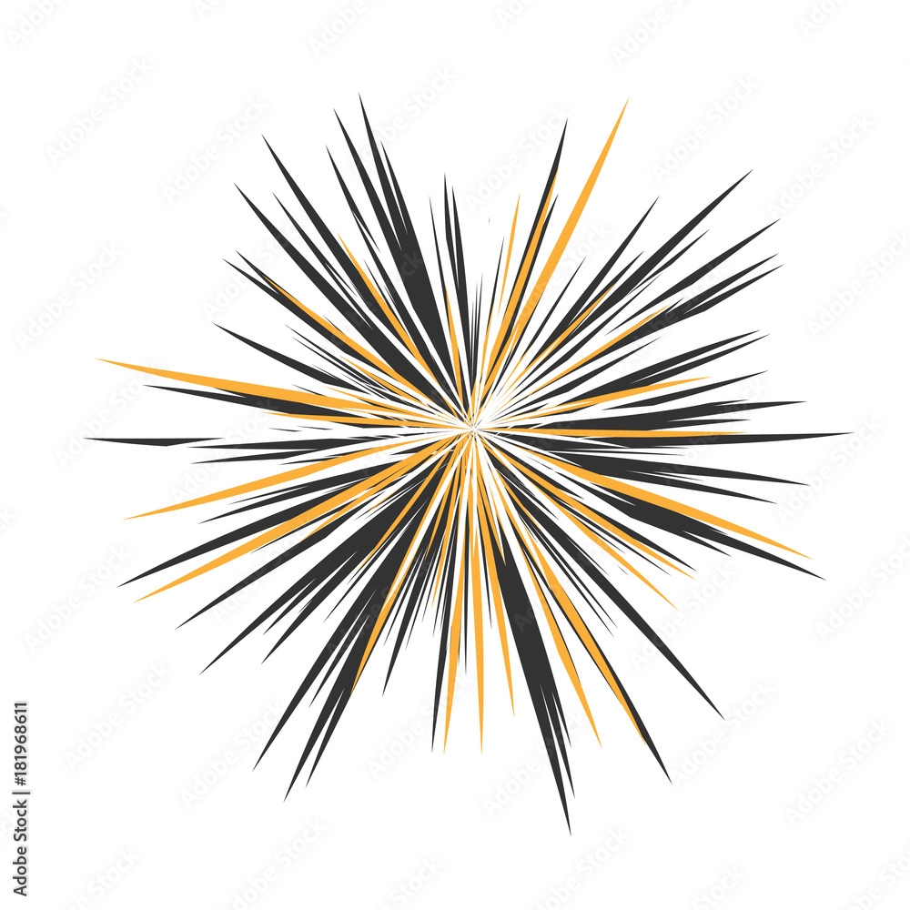 Fototapeta premium Abstract Star Explosion