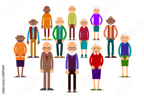 Group older people
