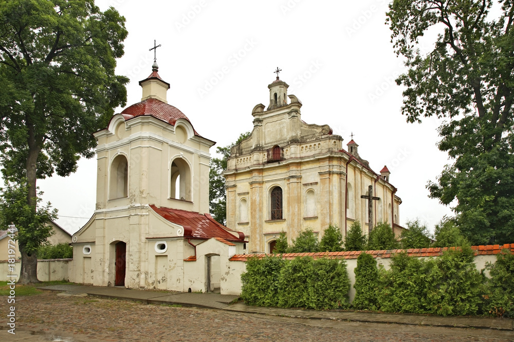 Church of John Baptist in Baranow village. Pulawy County. Lublin Voivodeship. Poland