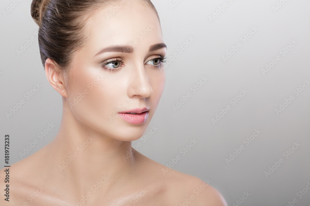 portrait of beautiful young woman portrait of beautiful young woman