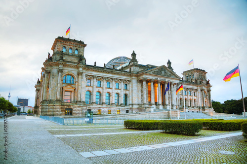 Obraz na płótnie Reichstag building in Berlin, Germany w salonie