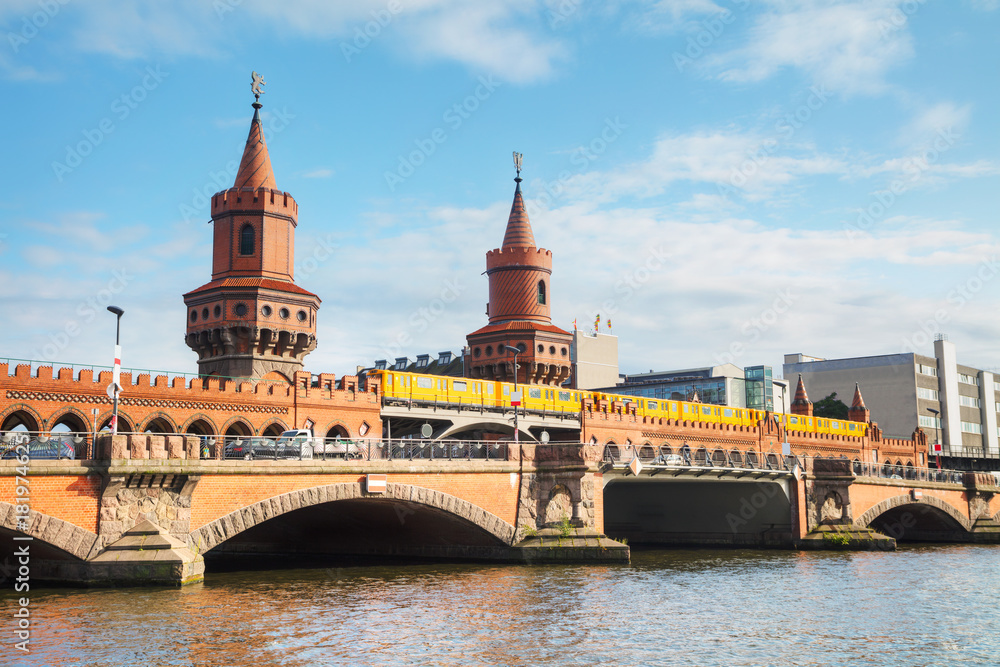 Oberbaum bridge in Berlin