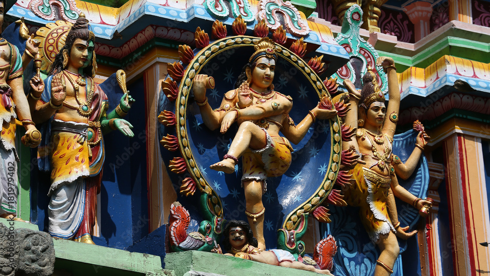 Puerta Sur, Templo Thillai Natarajah o Chidambaram, Chidambaram, India