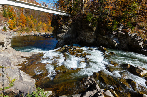 Prut River, Yaremche, Ukraine. photo