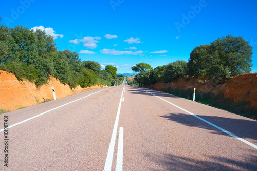 Spanish country road. Dimin...